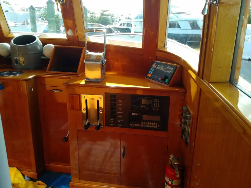 MY Blue Guitar wheelhouse