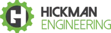 Hickman Logo Green Grey On Transparent Background